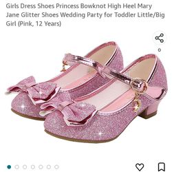 High Heel Mary Jane Glitter Shoes 