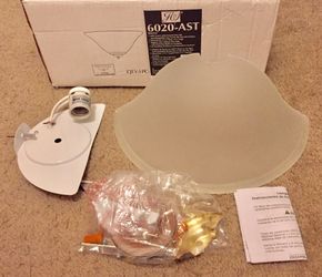 Designers Fountain Value Collection Wall Sconce with 4 Accent Caps, White/Pewter/Distressed Bronze/Polished Brass