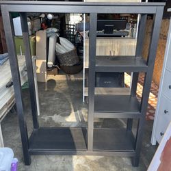 Shelf/Cabinet With Rack