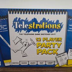Telestrations Board Game New & Sealed Party Pack 2011 6-12 Players