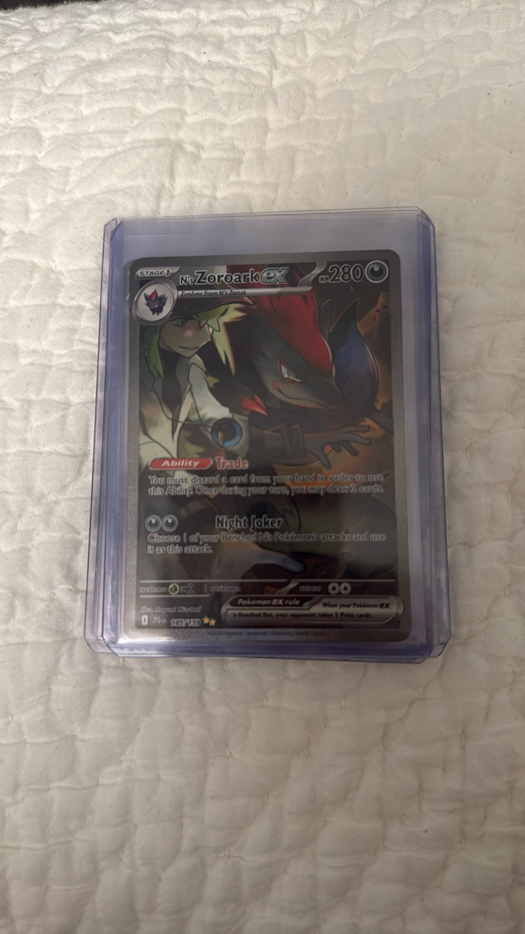 N's Zoroark ex - 185/159 - SV09: Journey Together
