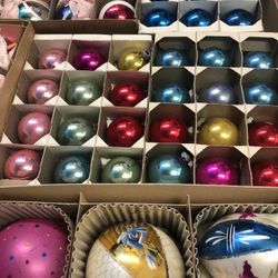 Vintage Glass Ornaments Christmas Tree Decoration 