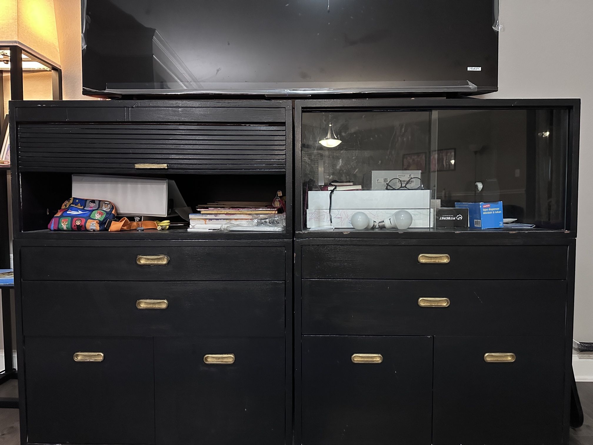 File Cabinet & Drawers. TV Stand