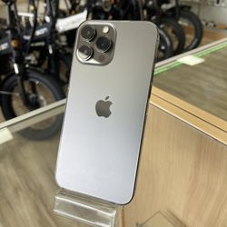 Graphite iPhone 13 Pro Max Fully Unlocked Can Work With Any Carrier! Shop Without Using Credit! $0 To $100 Down To Take It Today! 