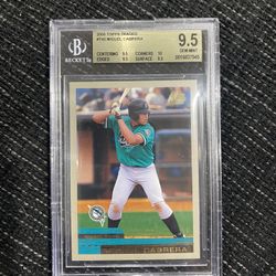 2000 Topps Traded #T40 Miguel Cabrera Rookie Card BGS 9.5