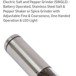 Electric Salt/Pepper Or Spice Grinder