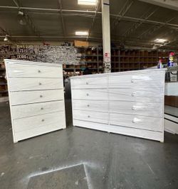 Set five and eight drawers dresser