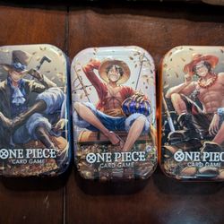 One Piece Tin Pack Set Vol. 2 [Set of 3] 
