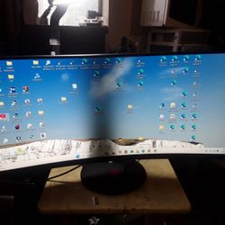 Sceptre Curved Monitor 34" Inch UltraWide 21:9 Creative LED Monitor 2560X1080 Frameless HDMI 100Hz  2020 (C345W)