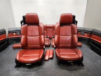 08-13 OEM BMW E93 M3 Convertible Door Panels Seats Interior Complete Fox Red SET