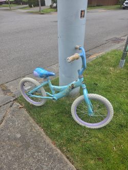 Kids Balance Bike Frozen 16", No pedals, 3-7 years, Good Condition