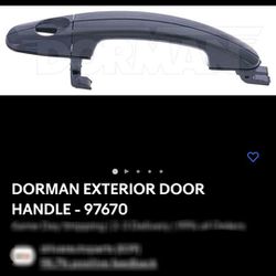 DORMAN EXTERIOR DOOR
HANDLE - 97670