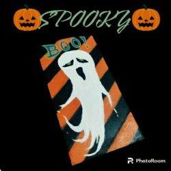 👻NEW Ghost Halloween Painting Wall Hanging 