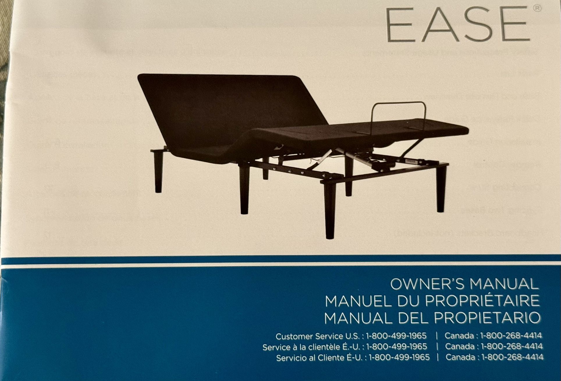 Adjustable Base Twin Bed Frame - Like New