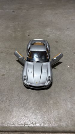 1:18 Hot Wheels Ferrari 599 GTB Fiorano Gray Diecast