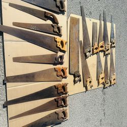 Vintage Hand Saws