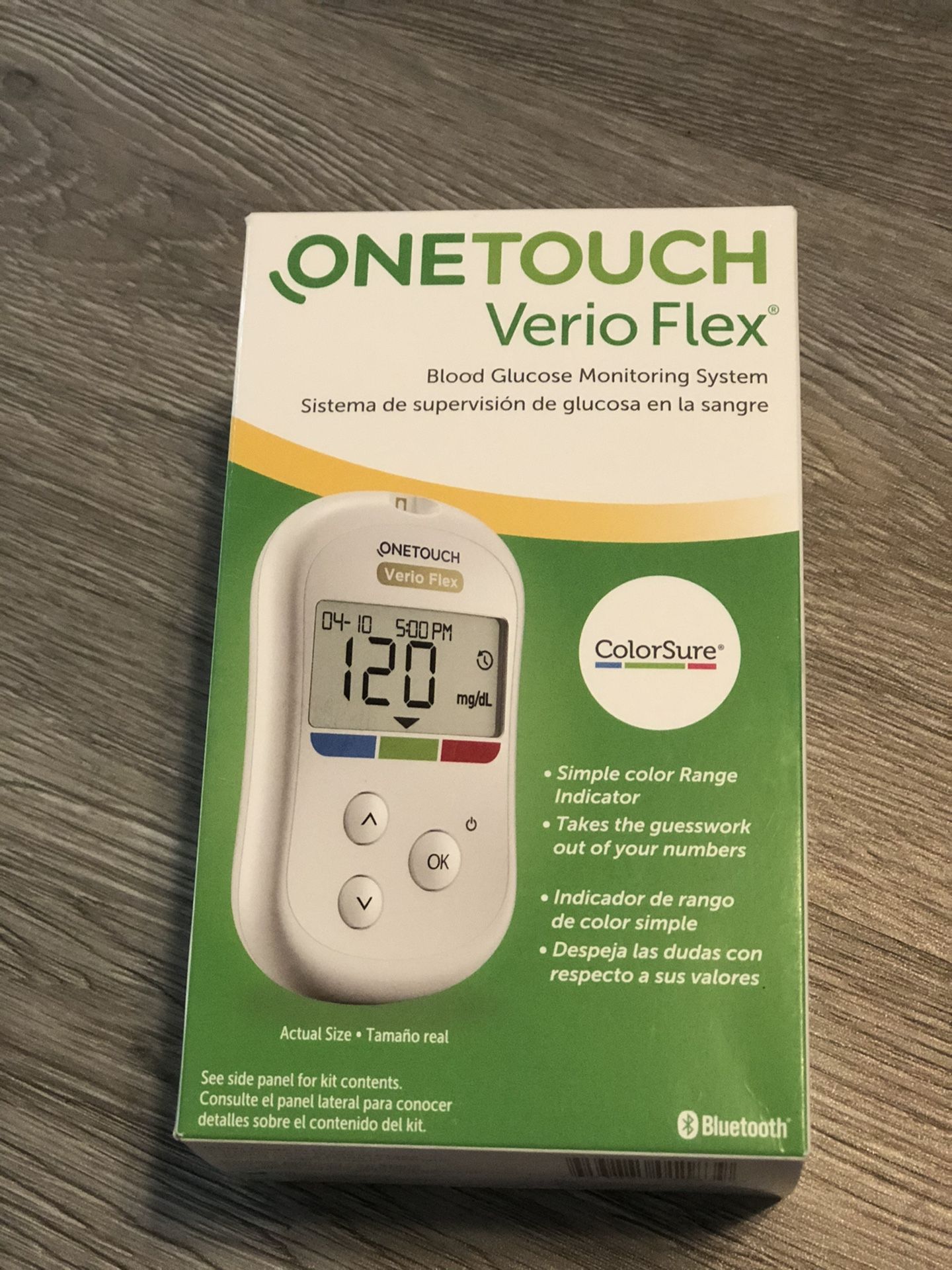 One touch, blood, glucose monitoring system