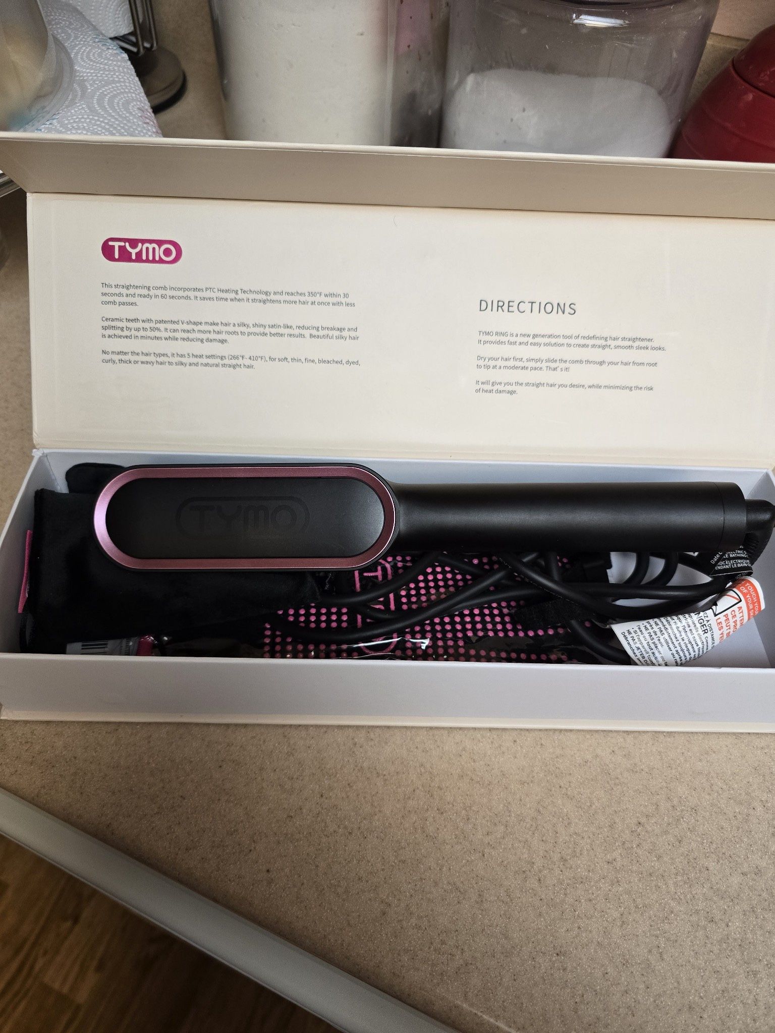TYMO STRAIGHTENING COMB (VIRAL TIK TOK)