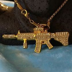 Bang Bang Sparks The BLING of AK47  Pendant