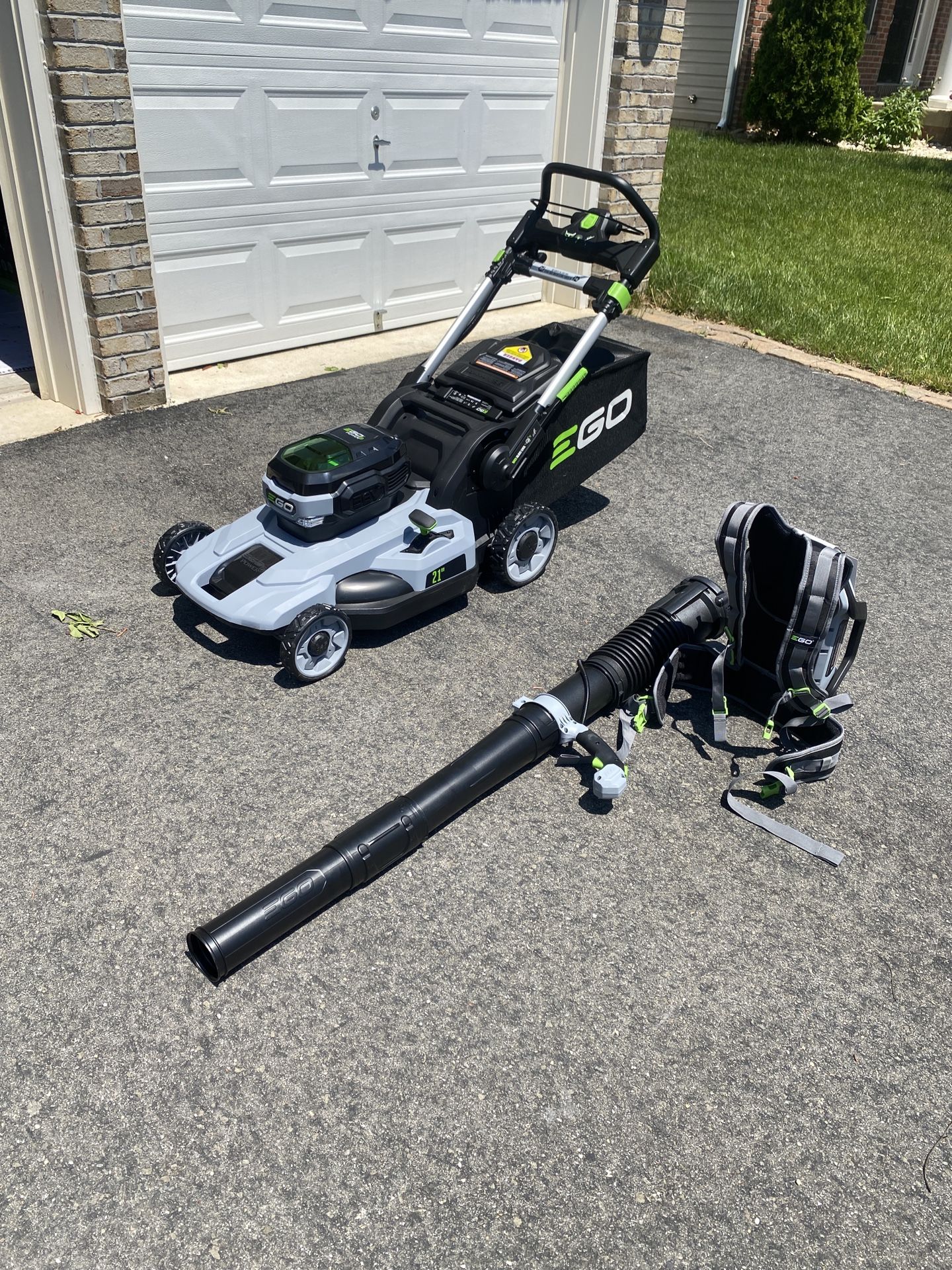 Ego Lawn Mower And Leaf Blower