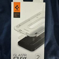 Brand New Spigen Glastr EZ Fit Tempered Glass Screen Protector for iPhone 14 Pro Max.