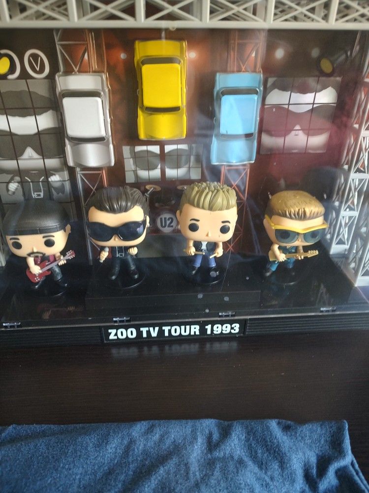 Funko Pops In A Hard Plastic Case