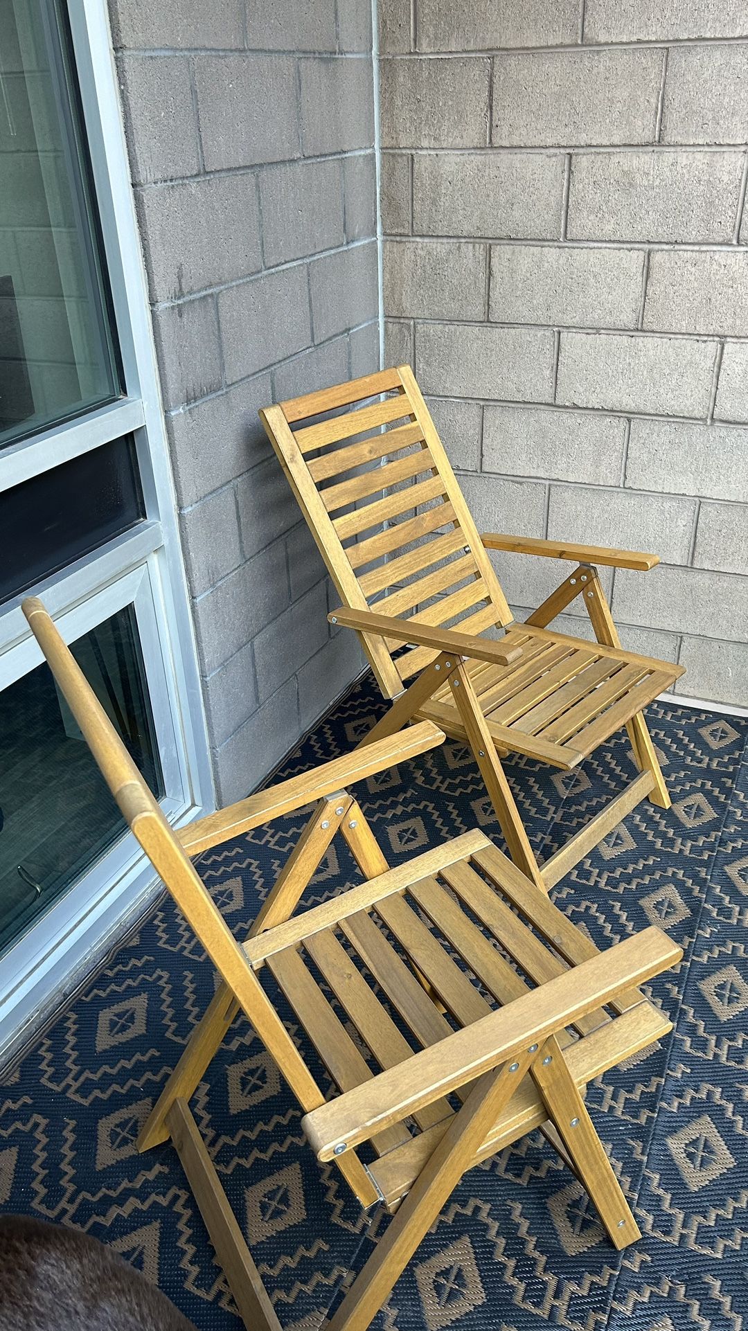 Two Ikea Nammaro Reclining Chairs