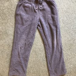 Sz 6 Grey Fleece Drawstring Pants