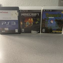 PS3 Creative Games Bundle (Minecraft + Terraria + LittleBigPlanet)