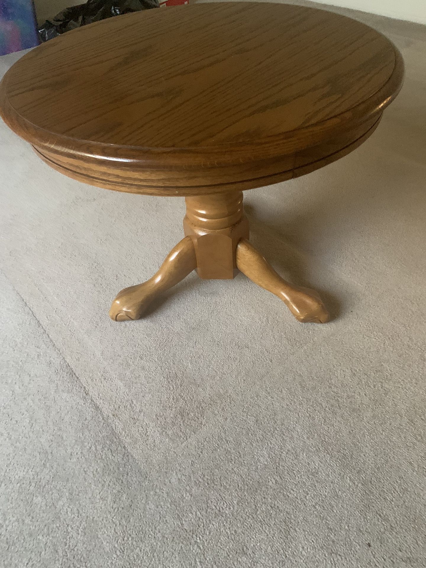 Oak End Table