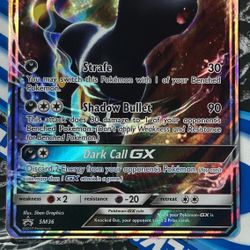 Umbreon GX Stage One Dark Call Pokemon Card
