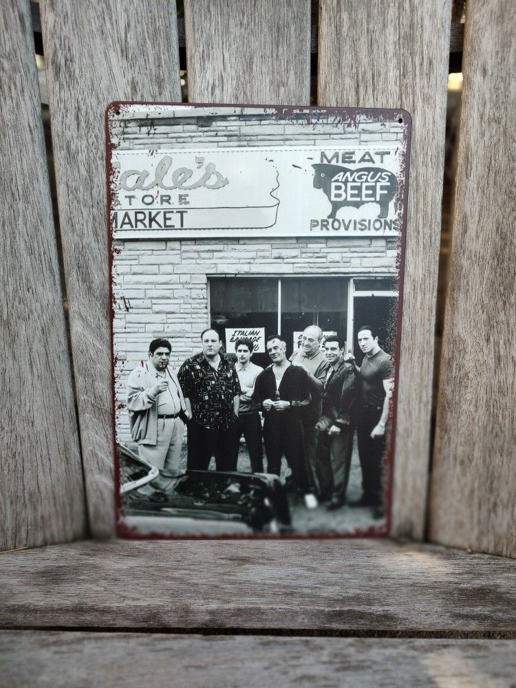 SOPRANO METAL SIGN. 12" X 8". NEW. PICKUP ONLY.