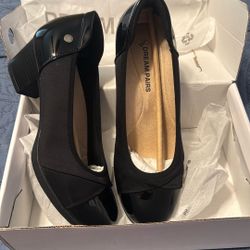 DREAM PAIRS Women's Pumps Low Chunky Block Closed Toe Shoes Work Comfortable Heels Round Toe Dress Size 7.5