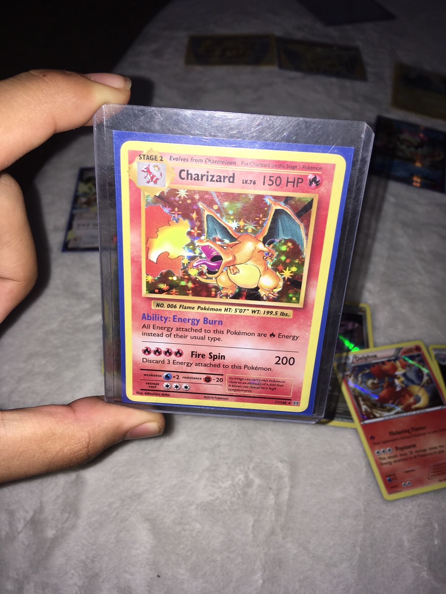 CHARIZARD HOLO XY EVOLUTION