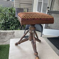 Antique Piano Seat