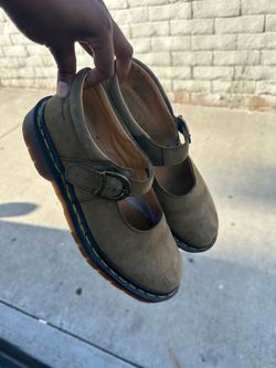 Vintage Green Doc Martin Mary Janes