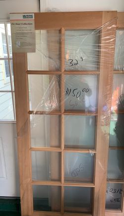 1 3/4 in solid 10 pane doors