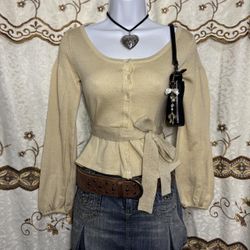 Vintage cream top 
