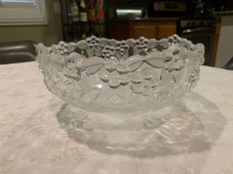 Crystal Glass Fruit Bowl home Decor