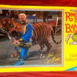 Ringling Brothers Barnum and Bailey poster 1989 Farewell Tour Laminated