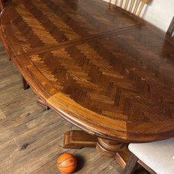 Solid Oak Kitchen Table(table Only)
