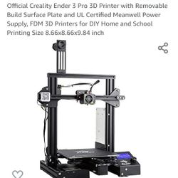 Creality Ender 3d Pro