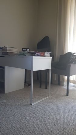 Ikea desk and chair
