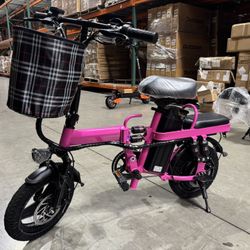 Folding electric bicycle