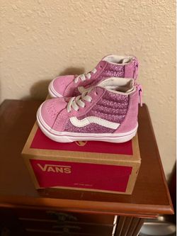 Vans tenis shoes for girls size 4 toolders