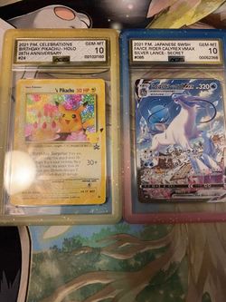 Pokemon AGS slabs