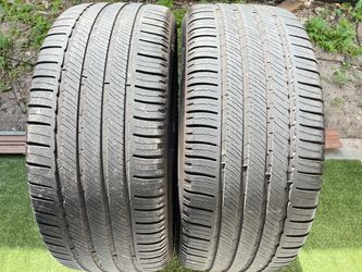 For sale two tires 275/45/21 Michelin Primacy Tour with 50-60% Left cheap sale