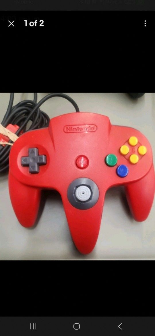 Original  Nintendo 64 Controller
