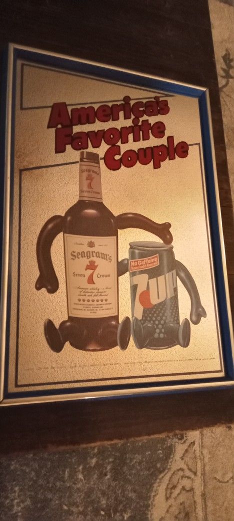 Seagrams And 7up Advertisement