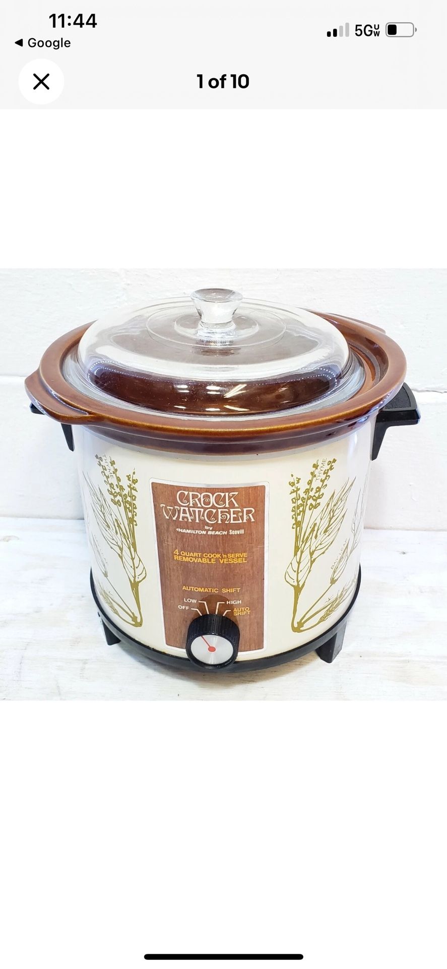 Vintage Crock Pot 